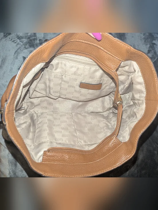 MICHAEL KORS Naomi Leather Tote with Braided Handles - Picture 6 of 16